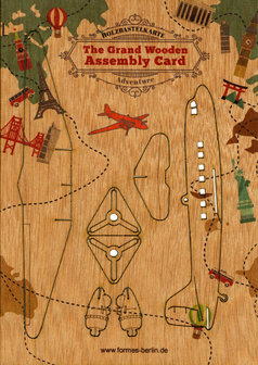 Houten kaart Grand Wooden Assembly - DC10
