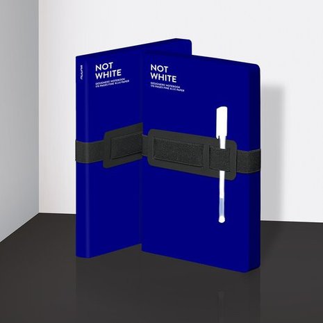 Notitieboek A5 - Not White Blue