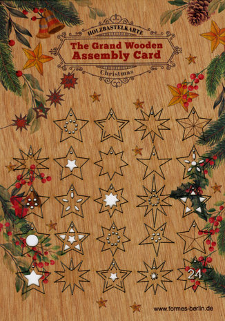 Houten kaart Grand Wooden Assembly - 24 sterren