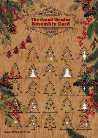 Houten kaart Grand Wooden Assembly - 24 bomen