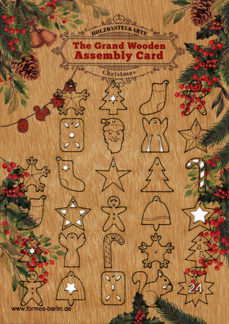 Houten kaart Grand Wooden Assembly - 24 symbolen
