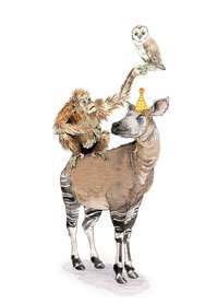 Wenskaart - The Okapi